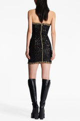 Cleo Sequin Embellished Strapless Mini Dress