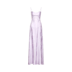 Adabella floral maxi dress in purple