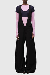 Jasleen V-neck Overalls - Black