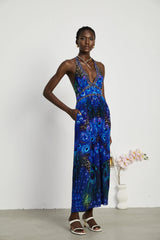 Felicia silk halterneck jumpsuit