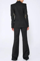Dana Diamante Blazer Set