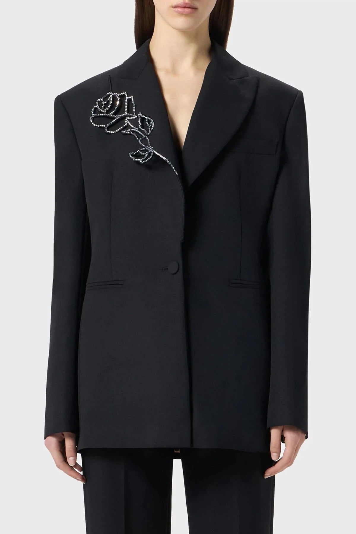 Jerrico Rose Crystal Embellished Blazer