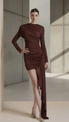 Blifanbo Elegant Ribbon Sexy Mini Dress Women