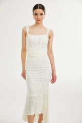 Charlotte floral jacquard maxi dress