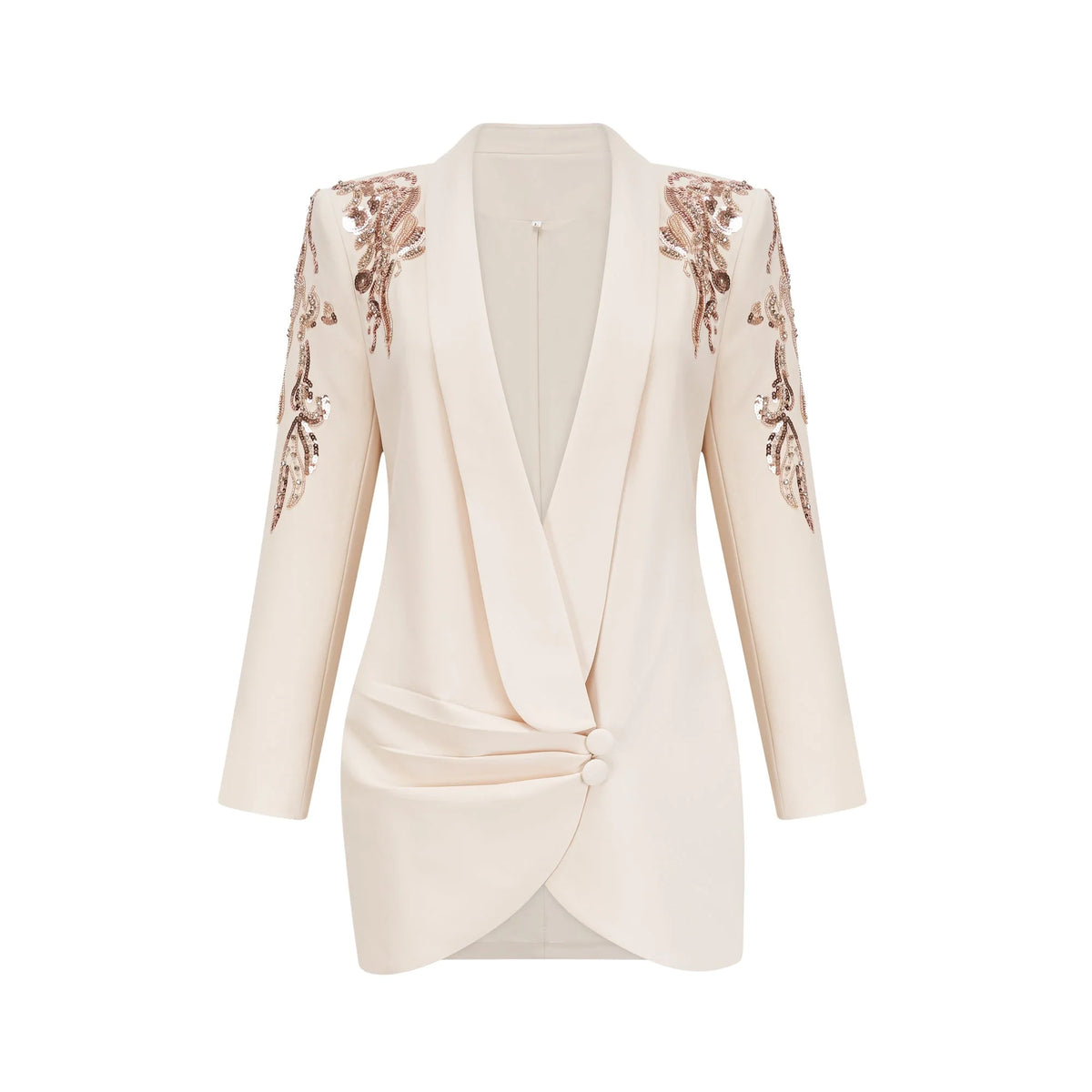 Éléna embellished sequined blazer dress