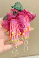 Lauren Floral Bead Earrings