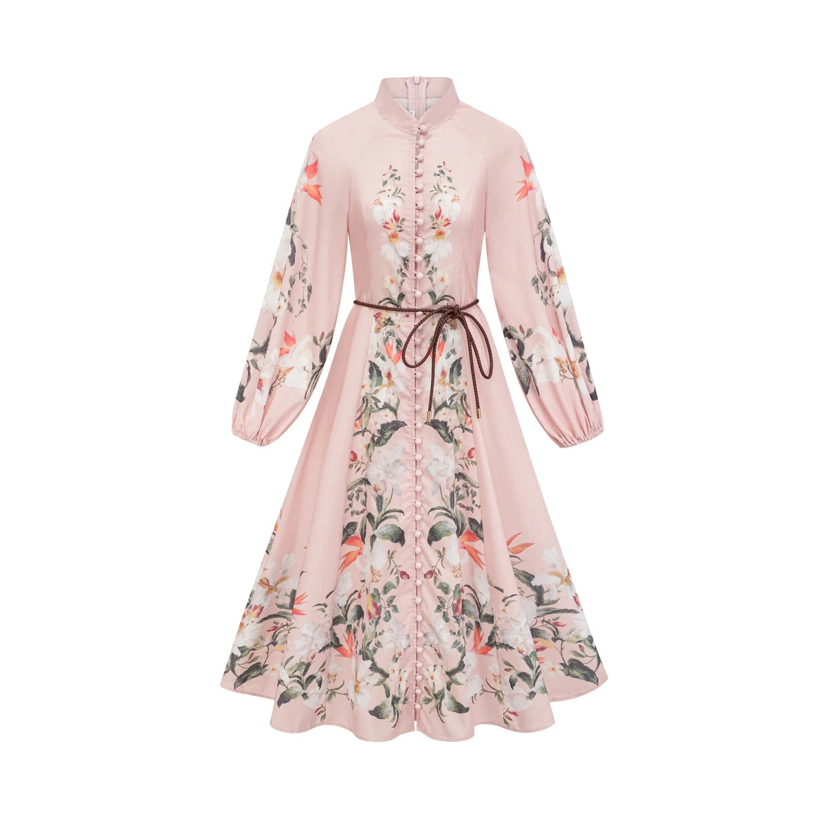 Aviana floral-print midi dress