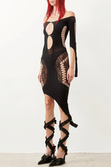 Elaina Off Shoulder Shapewear Mini Dress