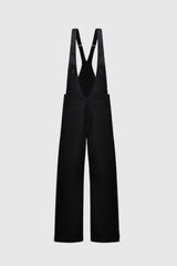 Jasleen V-neck Overalls - Black