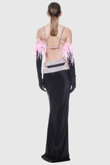 Cael Crystal Bra - Pink