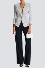 Faustine Print Blazer