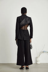 Capucine bow-tie embellished blazer