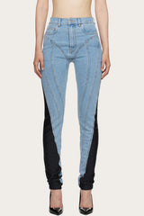 Kathryn Patchwork Spiral Jeans