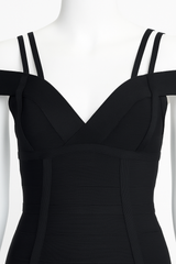 Sia Bandage Dress - Classic Black