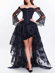 Women Black Queen Mini Dress